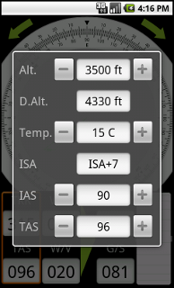 Wind Computer - Input Selection